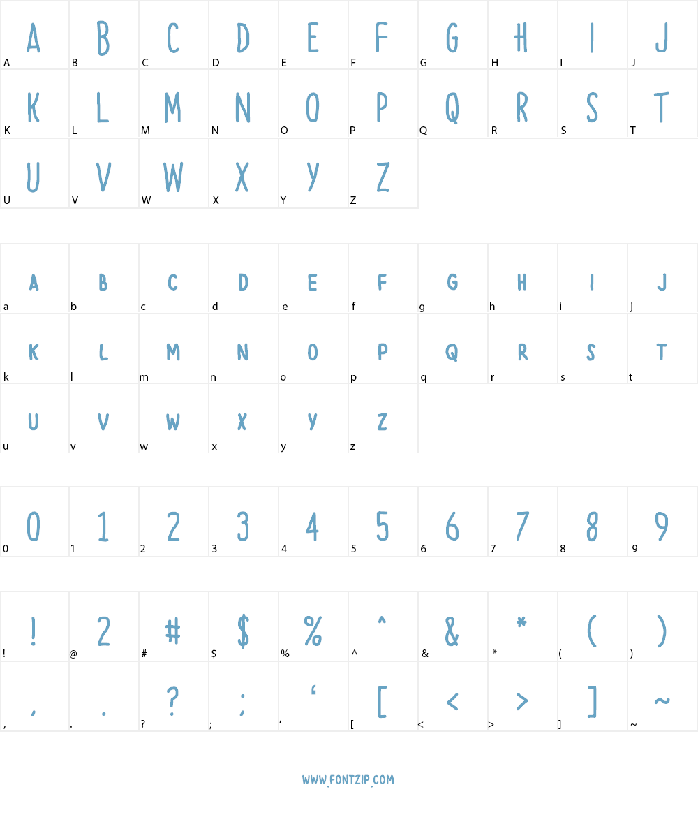 Beautiful Heartbeat Font Character